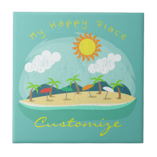 Beach Happy Place Thunder_Cove Tile