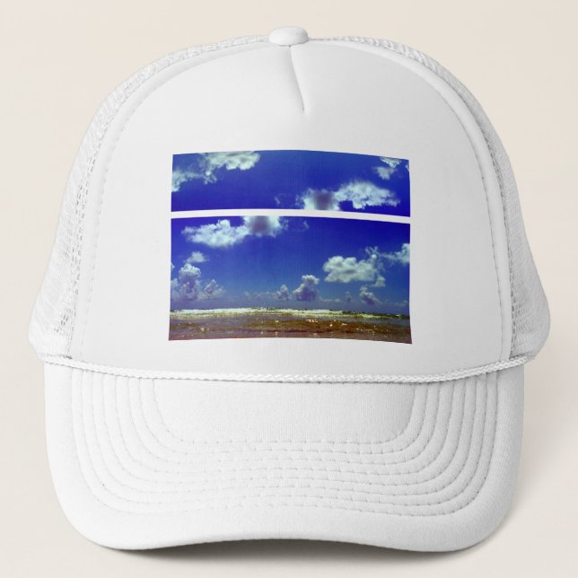 ~Beach~ HAT, CUSTOMIZE IT! Trucker Hat (Front)