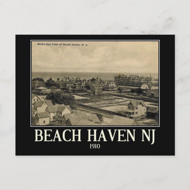 Beach Haven, New Jersey, Vintage Postcard (Front)