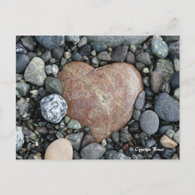 Beach Heart Postcard (Front)