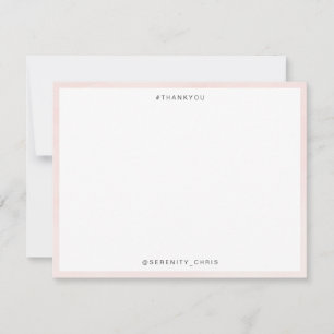 Beach hearts in the sand Personalized Stationery Card