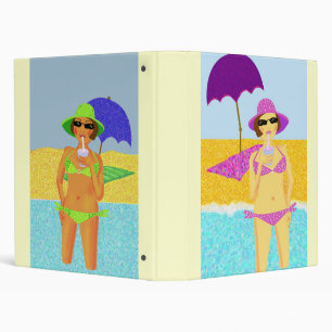Beach holiday binder
