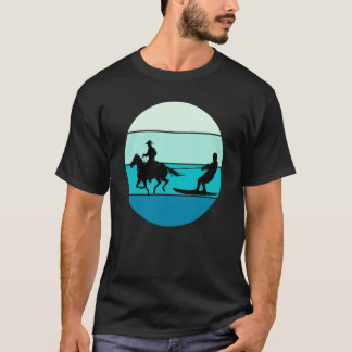 Beach Horse Surfing Equestrian Wakeboarding Water T-Shirt