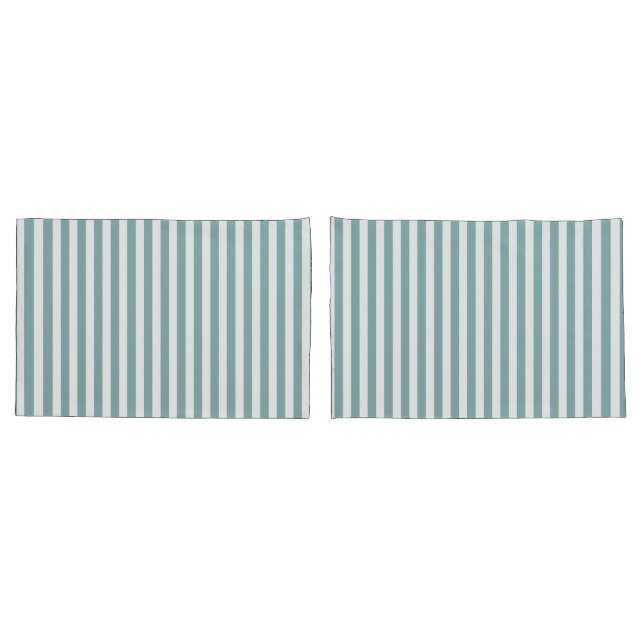 Beach House Blue and White Relaxed Coastal Pillowcase (Back-Set)