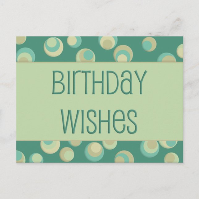 Beach House ・ Carte postale Anniversaire (Devant)