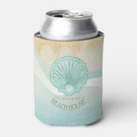 Beach House Clam Shell Aqua Blue ID623