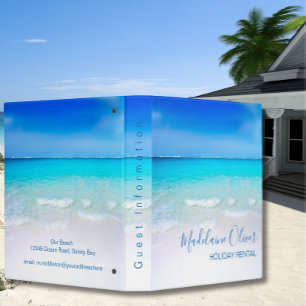 Beach House Guest Information Coastal Holiday Binder