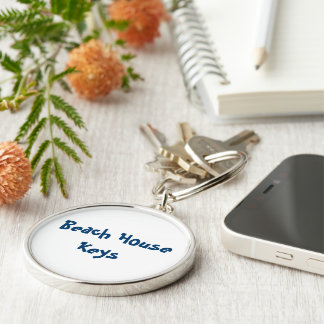 Beach House Key Chain