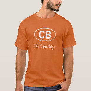Beach House Orange Two Letter Oval Cannon Beach T-Shirt