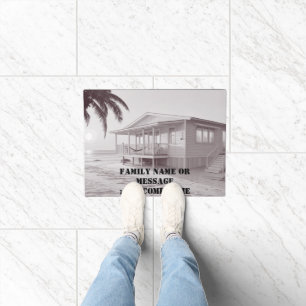 Beach house outside inside front doormat rug