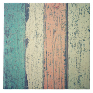 Beach house painted wood oceanside striped tile