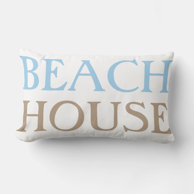 Beach House Pillow (Front)