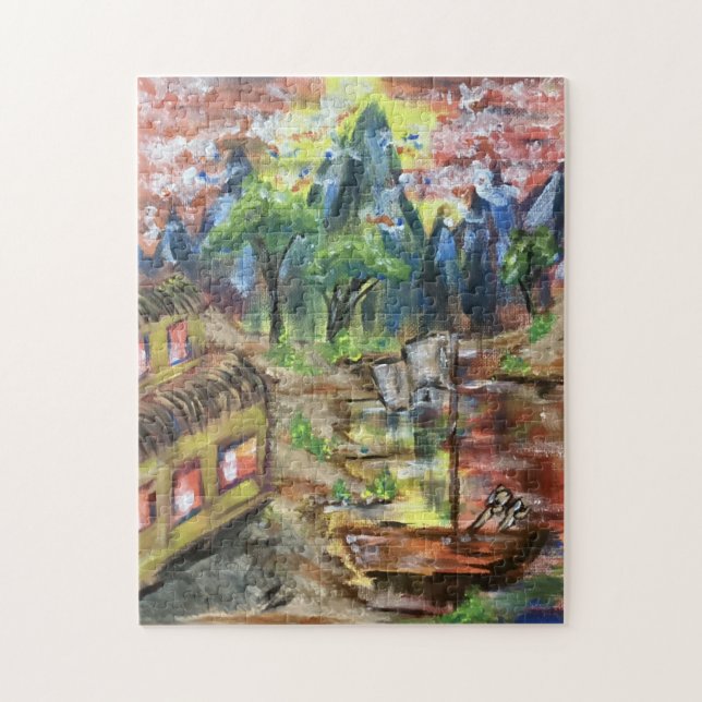 Beach House Puzzle (Vertical)