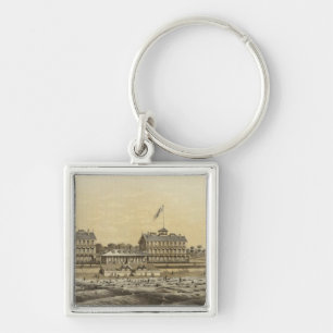 Beach House, Sea Girt, Monmouth Co, NJ Keychain