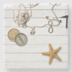 Beach house Stone Coaster