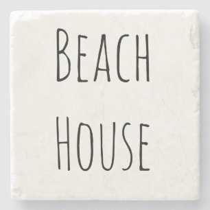 Beach House Stone Coaster - Rae Dunn Inspired