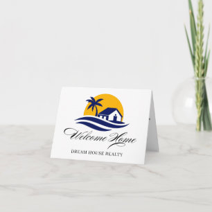 Beach House Summer Realtor Closing Card
