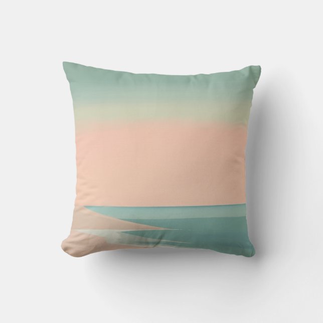 Beach house  throw pillow (Front)