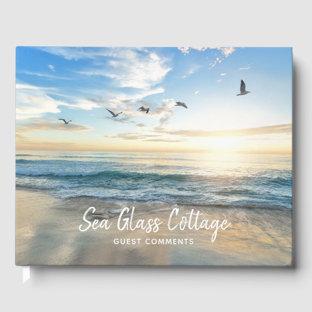 Beach House Vacation Rental Guest Comments Book (Front)