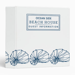 Beach House Vacation Rental Guest Information Binder