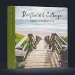 Beach House Vacation Rental Guest Information Binder<br><div class="desc">Let your guests know all the important information about your vacation rental home or bed & breakfast with this handy guest information welcome binder. Co-ordinating business stationery is available.</div>