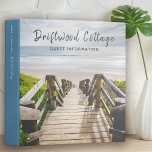 Beach House Vacation Rental Guest Information Binder<br><div class="desc">Let your guests know all the important information about your vacation rental home or bed & breakfast with this handy guest information welcome binder. Co-ordinating business stationery is available.</div>