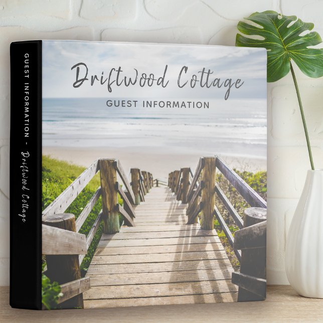 Beach House Vacation Rental Guest Information Binder (Creator Uploaded)