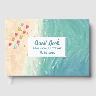 Beach House Vacation Rental Ocean Sea Home Custom Guest Book