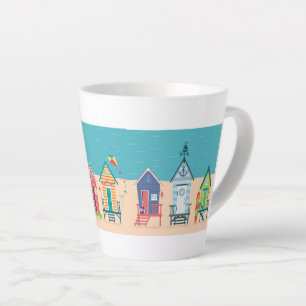 Beach Houses Latte Mug