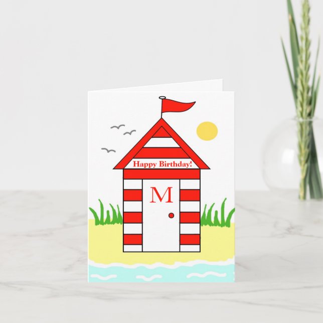 Beach Hut Red Card (Front)