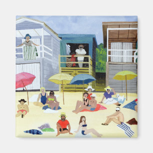 Beach Huts 1991 Magnet