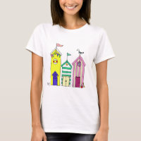 Beach Huts 1 Illustration