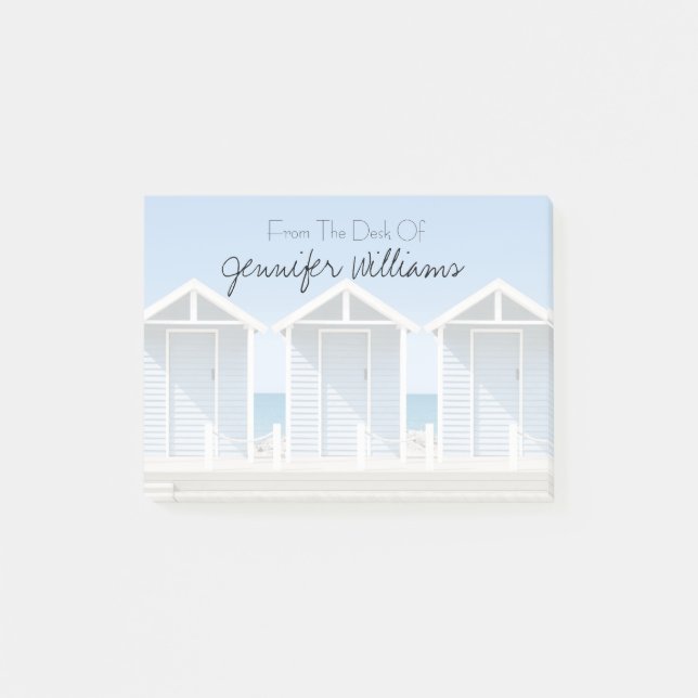 Beach Huts 2 Post-it Notes (Front)