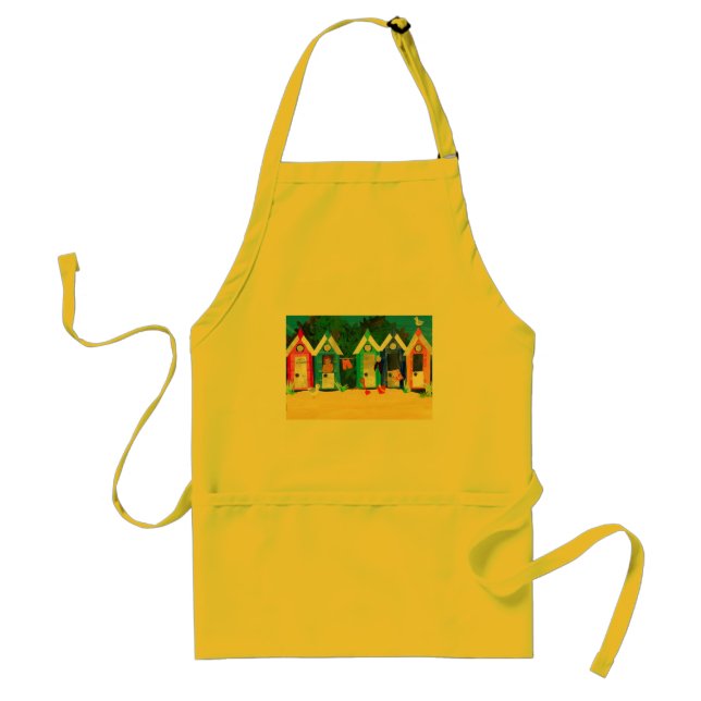 'Beach Huts' Apron (Front)