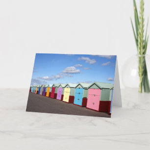 Beach Huts Card