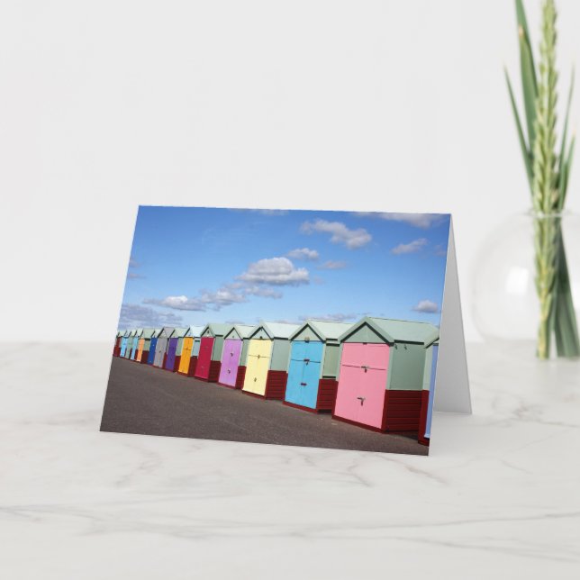Beach Huts Card (Front)