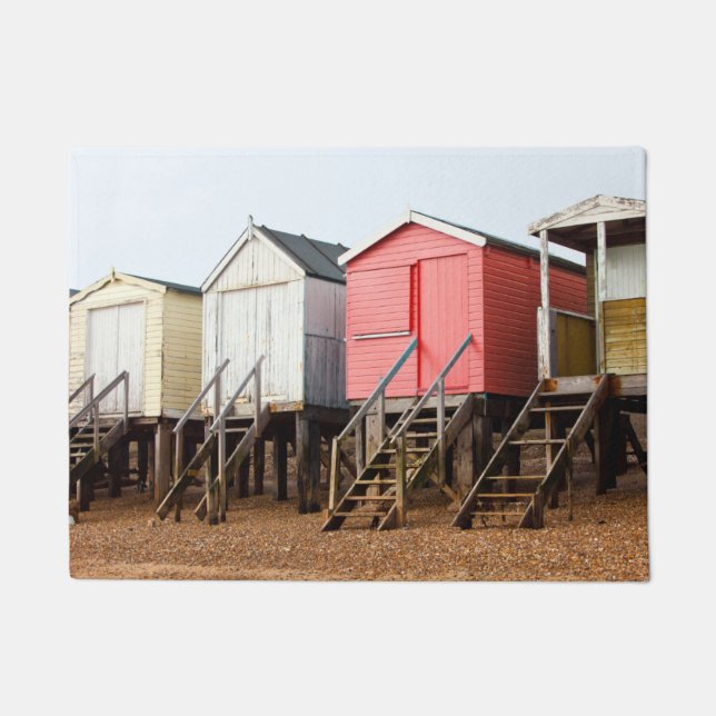 Beach Huts Doormat (Front)