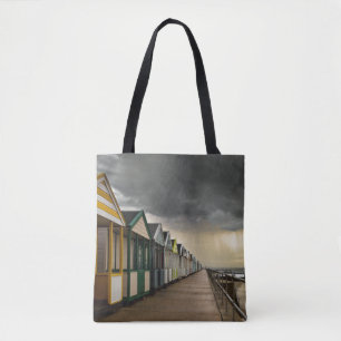 Beach Huts In A Summer Storm   Southwold Tote Bag