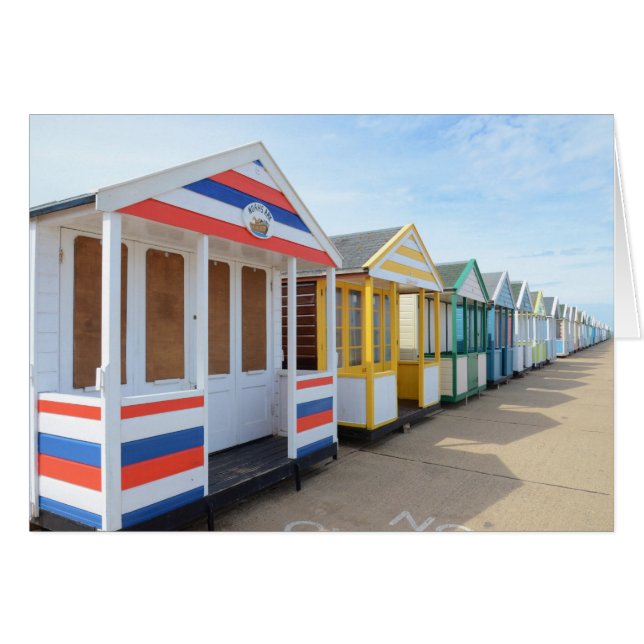 Beach Huts In Eastern England (Front Horizontal)