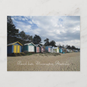 Beach huts, Mornington, Australia Postcard