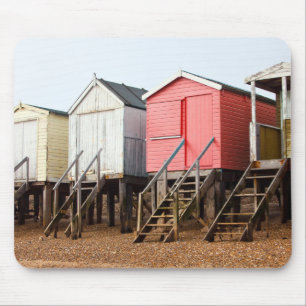 Beach Huts Mouse Pad