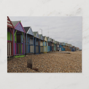 Beach Huts Postcard