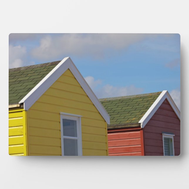 Beach Huts | Southwold, England Plaque (Front)