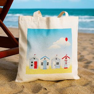 Beach Huts Tote Bag