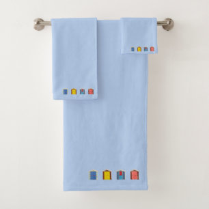 Beach Huts Towel Set