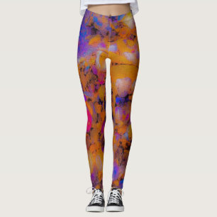 Beach Impression, Rocks and Sea Shells Leggings