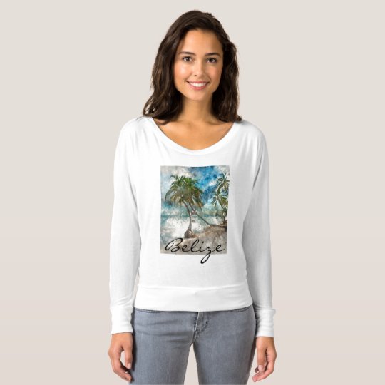 Beach in Ambergris Caye Belize T-shirt