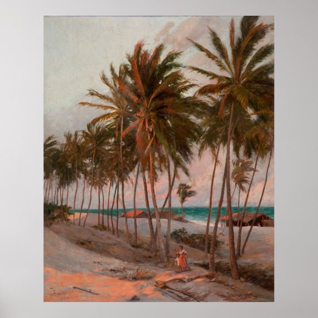 Beach in Fortaleza Poster (Front)