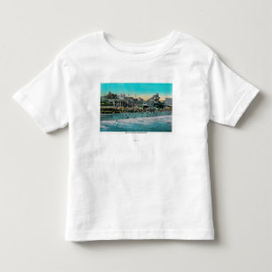 Beach in front of the Bath House, Long Beach Toddler T-shirt