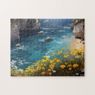 Beach in Greece Jigsaw Puzzle